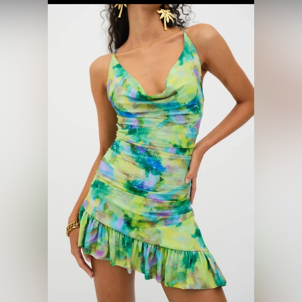 Aster Mini Dress in Green
For Love & Lemons